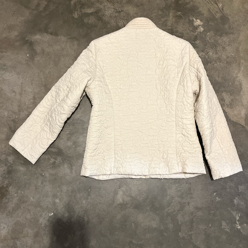 Spanner Cream Quilted Puffer Jacket - image 3